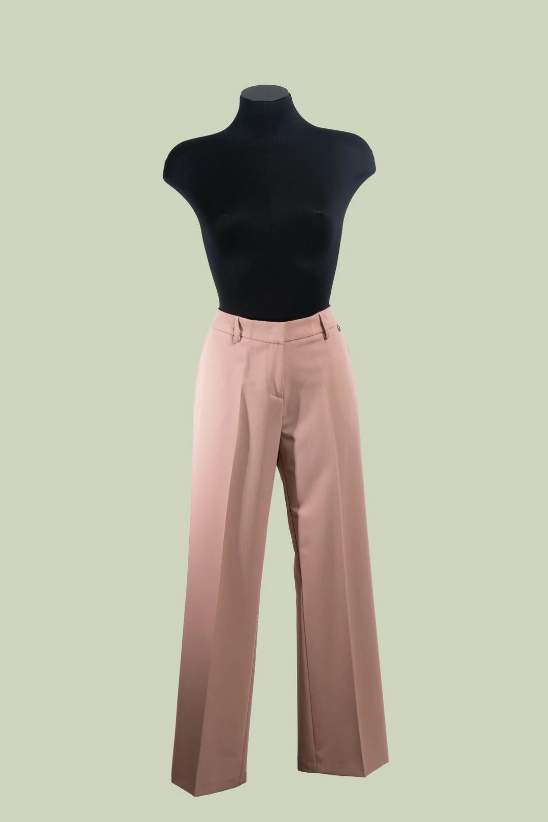 Pantalone a Gamba Larga in Rosa Antico – ECO