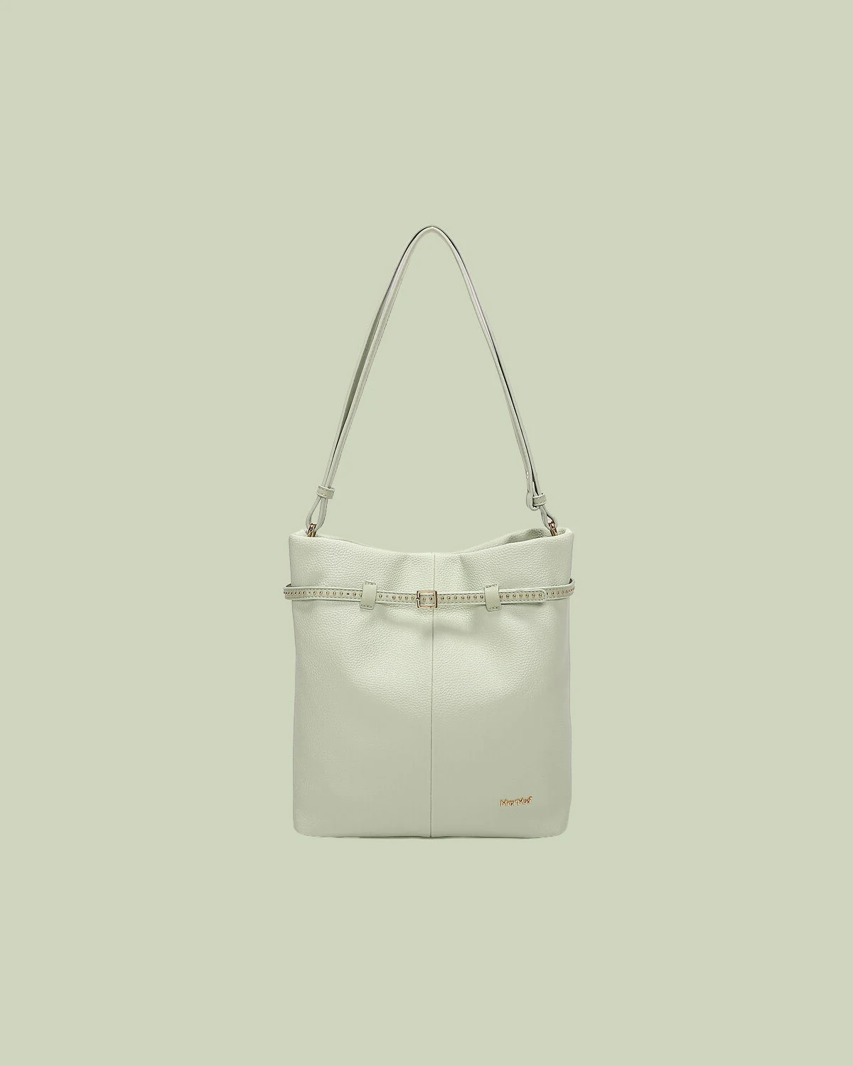 Borsa a Spalla Strutturata con Cintura Borchiata – Mimi-Muà