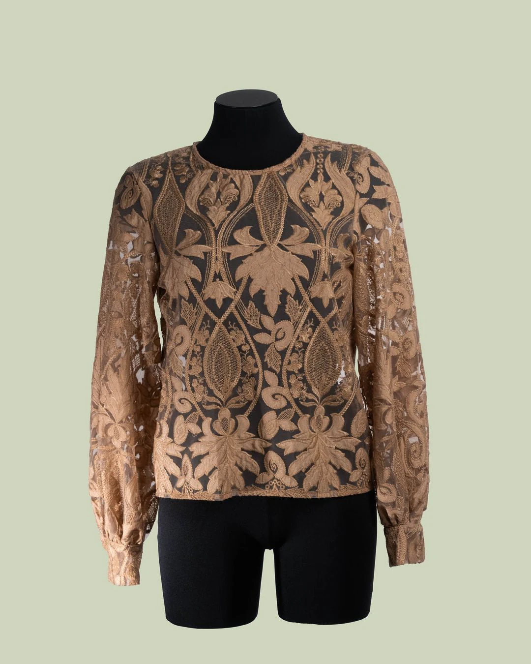 Casacca in Pizzo Guipure con Motivo Floreale e Vegetale – ECO